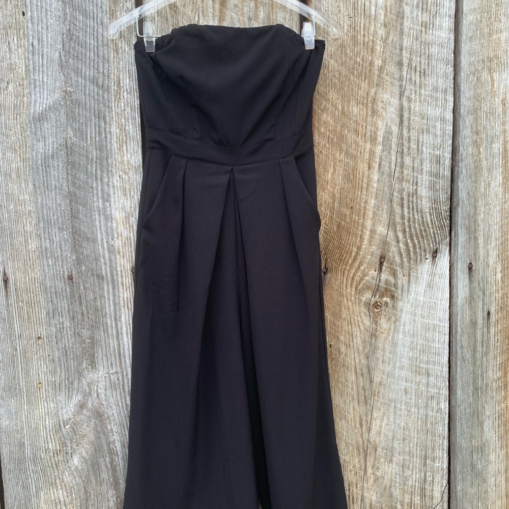 Karlie Strapless Wide Leg Jumpsuit
